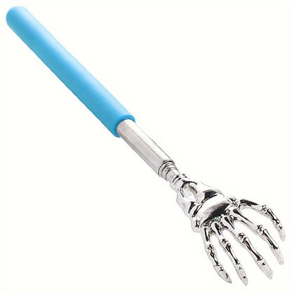 1pc Stainless Steel Extendable Back Scratcher with Telescopic Adjustable Handle (21.08-57.91cm) - Heavy-Duty Retractable Massager & Itch for s,, - Portable Manual Back Scratcher for, Travel, Bedtime (No Power