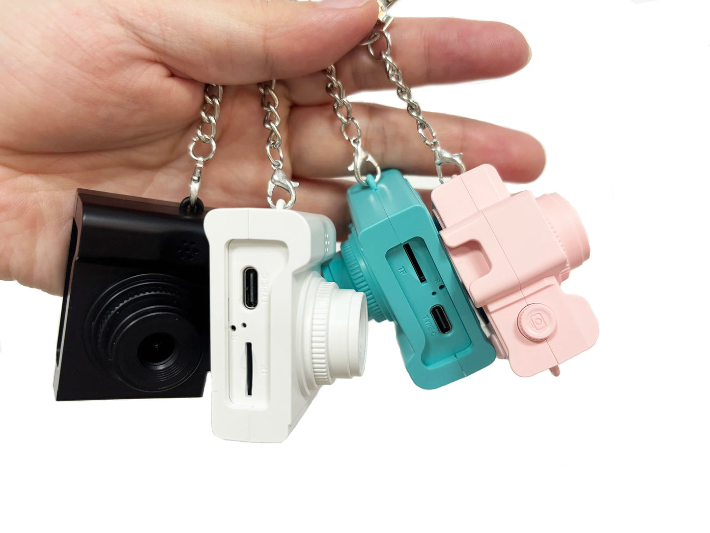 Mini Keychain Camera With Screen HD 1080P Portable Retro kids Camera Thumb Pocket Outdoor Travel Video Recorder With Flash Lamp