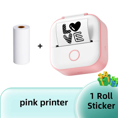 Phomemo T02 Mini Portable Printer Wireless Bluetooth Thermal Printer 53mm Self-Adhesive DIY printing Gift Handbook Labels
