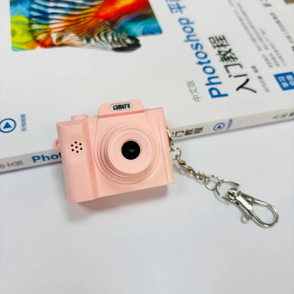 Mini Keychain Camera With Screen HD 1080P Portable Retro kids Camera Thumb Pocket Outdoor Travel Video Recorder With Flash Lamp