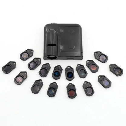 Planet Projection Lamp with 16 Light Sheets Moon Sun Earth Light Projector Atmosphere Background Lamp Photo Props Party Decor