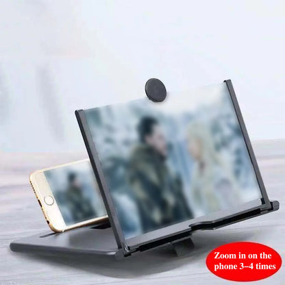 3D Phone Screen Magnifier Extendable Stand with HD Optical Lens for Movie Watching Video Streaming Online Classes