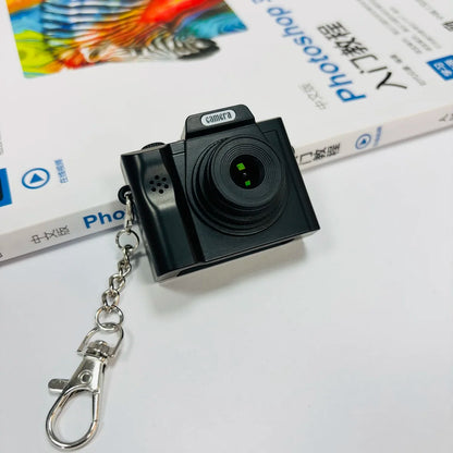 Mini Keychain Camera With Screen HD 1080P Portable Retro kids Camera Thumb Pocket Outdoor Travel Video Recorder With Flash Lamp