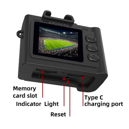 Mini Keychain Camera With Screen HD 1080P Portable Retro kids Camera Thumb Pocket Outdoor Travel Video Recorder With Flash Lamp