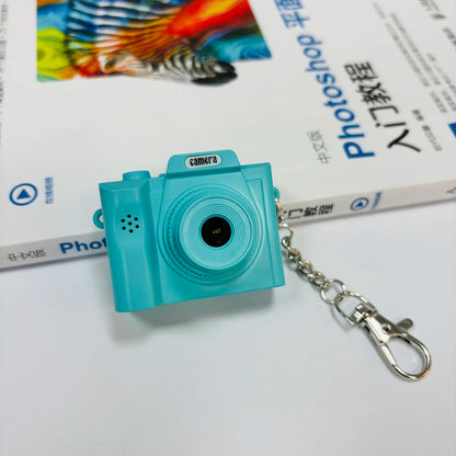 Mini Keychain Camera With Screen HD 1080P Portable Retro kids Camera Thumb Pocket Outdoor Travel Video Recorder With Flash Lamp