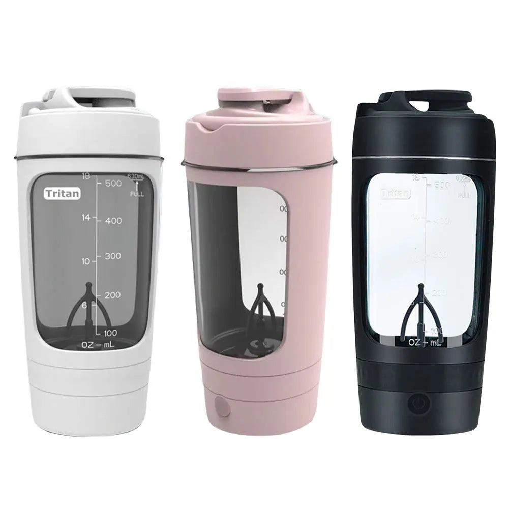 Electric Protein Powder Mixing Cup Rechargeable Automatic Shaker Bottle Made with Tritan Portable Mixer Cup for Gym Outdoor