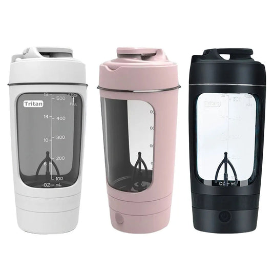 Electric Protein Powder Mixing Cup Rechargeable Automatic Shaker Bottle Made with Tritan Portable Mixer Cup for Gym Outdoor
