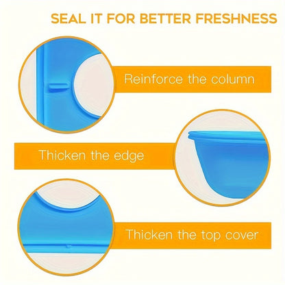 1pc Square Silicone Snack Trays With LIDS Are Used With Stanley Cups, Snack Bowl, Reusable Snack Holder, Snack Ring For 40 Oz Tumbler With Handle For Restaurant